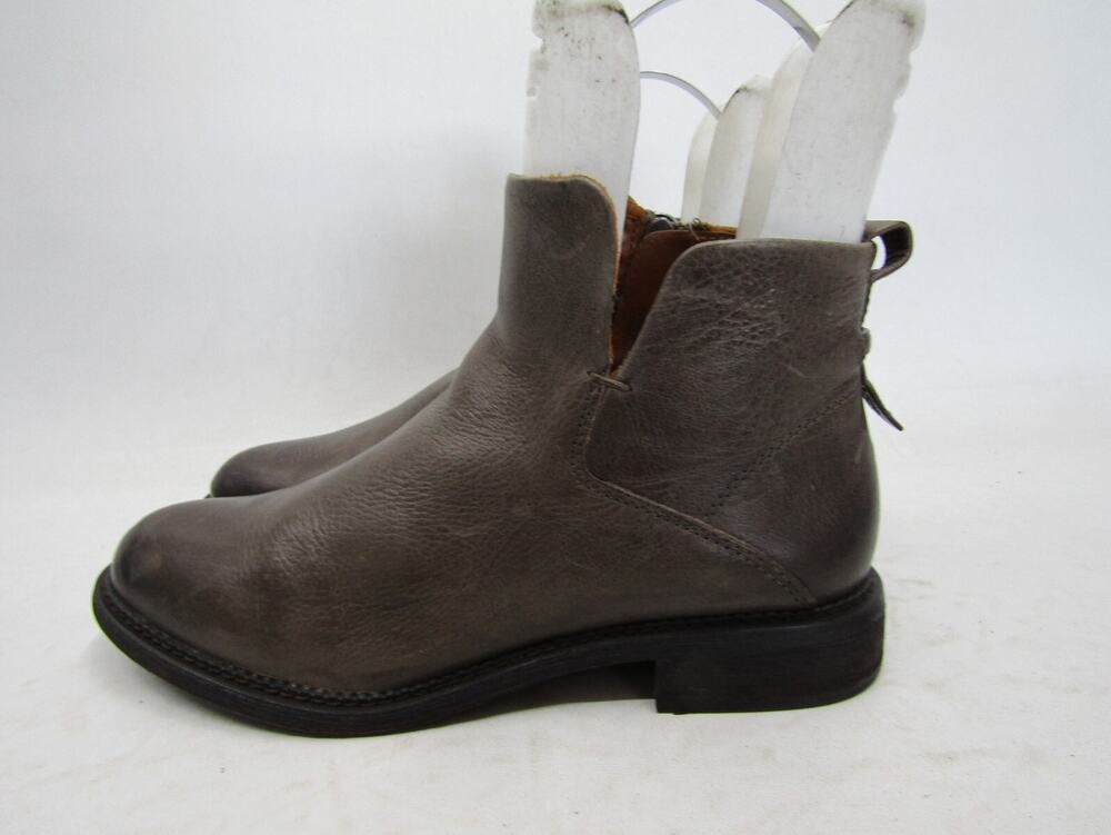 Franco Sarto Womens Size 7.5 M Brown Leather Zip Ankle Fashion Boots Booties
